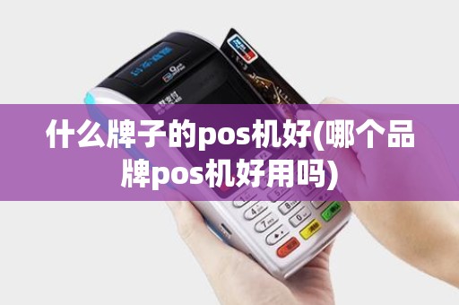 什么牌子的pos机好(哪个品牌pos机好用吗) 什么牌子的pos机好(哪个品牌pos机好用吗)