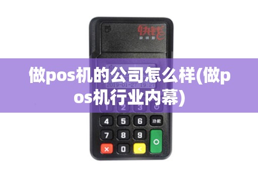 做pos机的公司怎么样(做pos机行业内幕) 做pos机的公司怎么样(做pos机行业内幕)