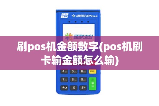 刷pos机金额数字(pos机刷卡输金额怎么输) 刷pos机金额数字(pos机刷卡输金额怎么输)