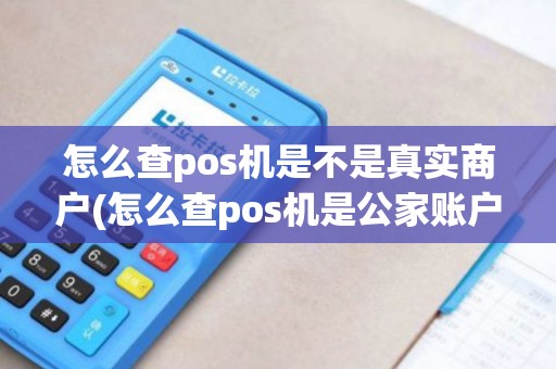怎么查pos机是不是真实商户(怎么查pos机是公家账户) 怎么查pos机是不是真实商户(怎么查pos机是公家账户)