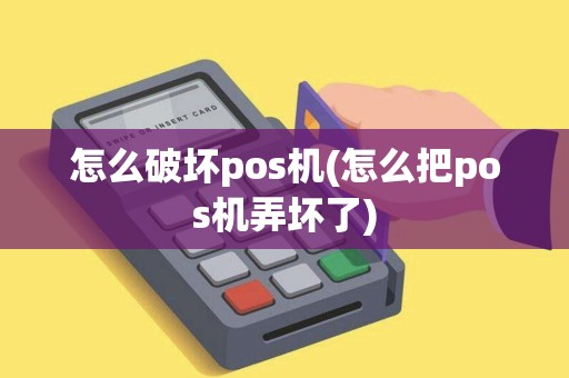 怎么破坏pos机(怎么把pos机弄坏了)
