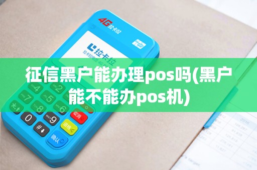 征信黑户能办理pos吗(黑户能不能办pos机) 征信黑户能办理pos吗(黑户能不能办pos机)