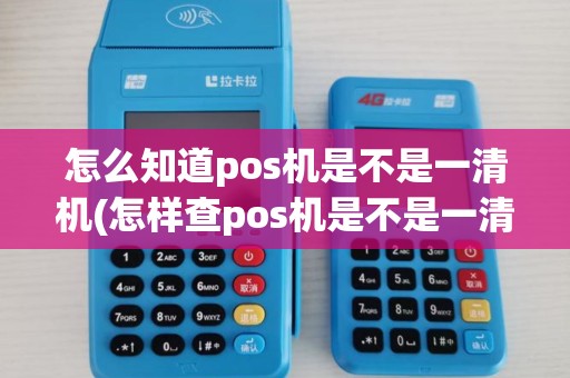 怎么知道pos机是不是一清机(怎样查pos机是不是一清机) 怎么知道pos机是不是一清机(怎样查pos机是不是一清机)