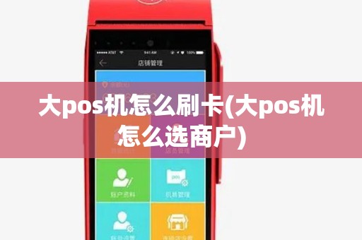 大pos机怎么刷卡(大pos机怎么选商户) 大pos机怎么刷卡(大pos机怎么选商户)