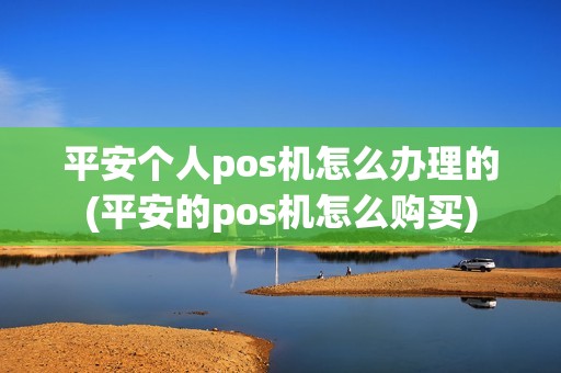 平安个人pos机怎么办理的(平安的pos机怎么购买) 平安个人pos机怎么办理的(平安的pos机怎么购买)