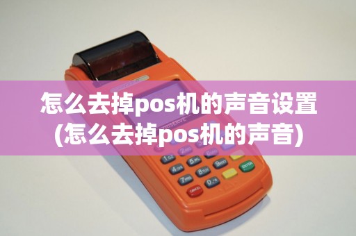 怎么去掉pos机的声音设置(怎么去掉pos机的声音)