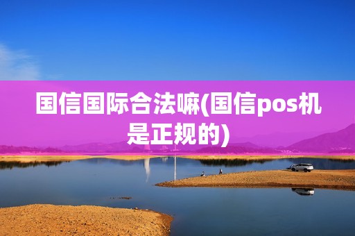国信国际合法嘛(国信pos机是正规的) 国信国际合法嘛(国信pos机是正规的)