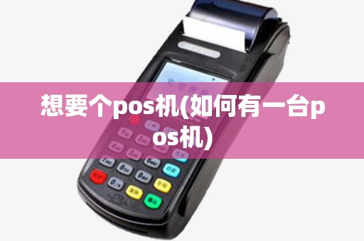 想要个pos机(如何有一台pos机) 想要个pos机(如何有一台pos机)