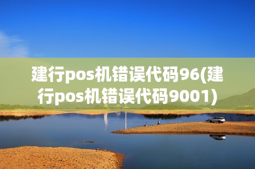 建行pos机错误代码96(建行pos机错误代码9001)