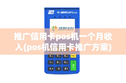 推广信用卡pos机一个月收入(pos机信用卡推广方案) 推广信用卡pos机一个月收入(pos机信用卡推广方案)
