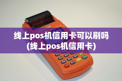 线上pos机信用卡可以刷吗(线上pos机信用卡) 线上pos机信用卡可以刷吗(线上pos机信用卡)