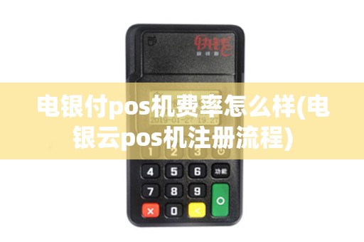 电银付pos机费率怎么样(电银云pos机注册流程)