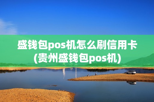 盛钱包pos机怎么刷信用卡(贵州盛钱包pos机) 盛钱包pos机怎么刷信用卡(贵州盛钱包pos机)