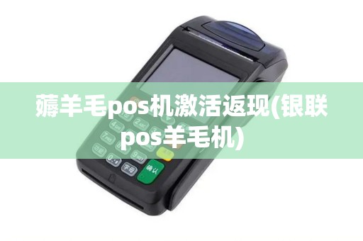 薅羊毛pos机激活返现(银联pos羊毛机)