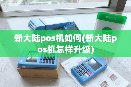新大陆pos机如何(新大陆pos机怎样升级)