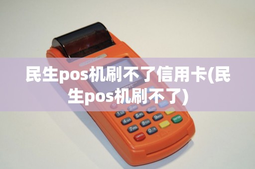 民生pos机刷不了信用卡(民生pos机刷不了)