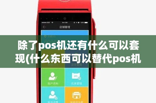 除了pos机还有什么可以套现(什么东西可以替代pos机)