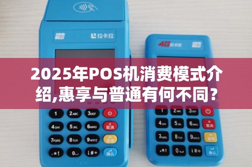 2025年POS机消费模式介绍,惠享与普通有何不同？