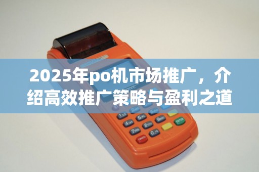 2025年po机市场推广,介绍高效推广策略与盈利之道 2025年po机市场推广,介绍高效推广策略与盈利之道