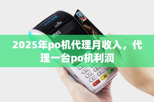 2025年po机代理月收入,代理一台po机利润 2025年po机代理月收入,代理一台po机利润