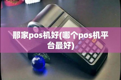 那家pos机好(哪个pos机平台最好)