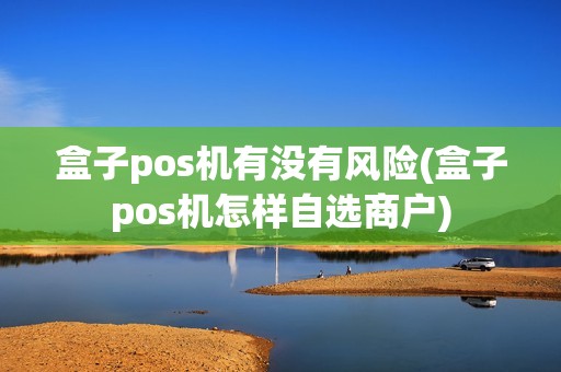 盒子pos机有没有风险(盒子pos机怎样自选商户) 盒子pos机有没有风险(盒子pos机怎样自选商户)