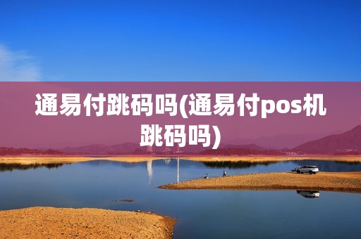 通易付跳码吗(通易付pos机跳码吗)