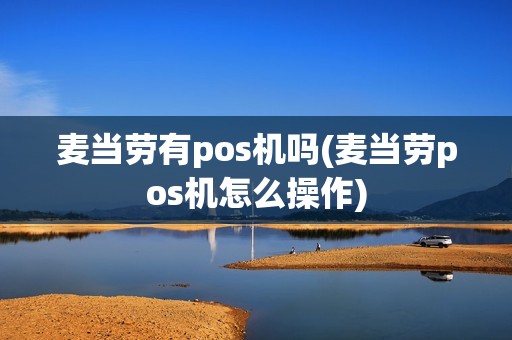 麦当劳有pos机吗(麦当劳pos机怎么操作)