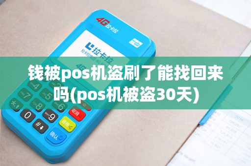 钱被pos机盗刷了能找回来吗(pos机被盗30天) 钱被pos机盗刷了能找回来吗(pos机被盗30天)