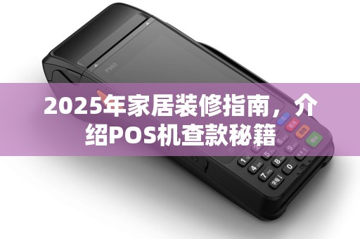 2025年家居装修指南，介绍POS机查款秘籍