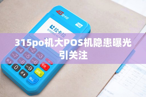 315po机大POS机隐患曝光引关注 315po机大POS机隐患曝光引关注