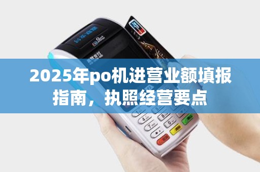 2025年po机进营业额填报指南,执照经营要点 2025年po机进营业额填报指南,执照经营要点