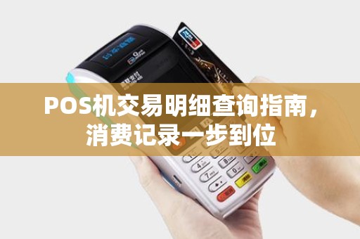 POS机交易明细查询指南,消费记录一步到位 POS机交易明细查询指南,消费记录一步到位