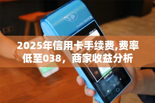 2025年信用卡手续费,费率低至038,商家收益分析 2025年信用卡手续费,费率低至038,商家收益分析