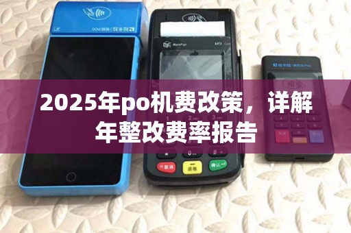2025年po机费改策,详解年整改费率报告 2025年po机费改策,详解年整改费率报告