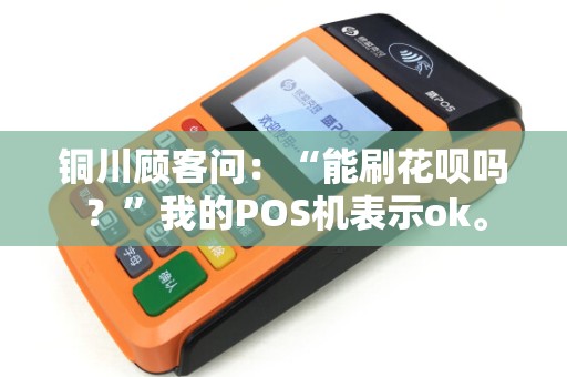 铜川顾客问:“能刷花呗吗?”我的POS机表示ok。 铜川顾客问:“能刷花呗吗?”我的POS机表示ok。