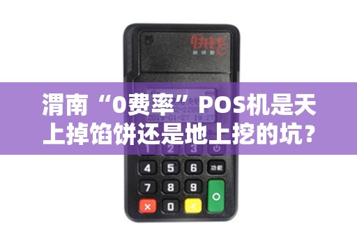 渭南“0费率”POS机是天上掉馅饼还是地上挖的坑? 渭南“0费率”POS机是天上掉馅饼还是地上挖的坑?