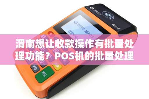 渭南想让收款操作有批量处理功能？POS机的批量处理支持吗？