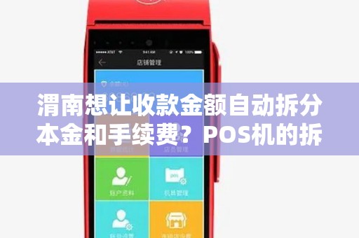 渭南想让收款金额自动拆分本金和手续费？POS机的拆分功能支持吗？