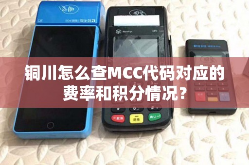 铜川怎么查MCC代码对应的费率和积分情况？
