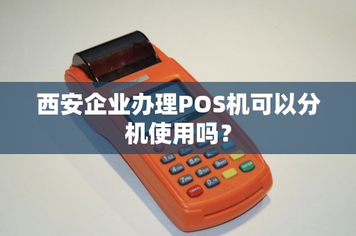 西安企业办理POS机可以分机使用吗? 西安企业办理POS机可以分机使用吗?