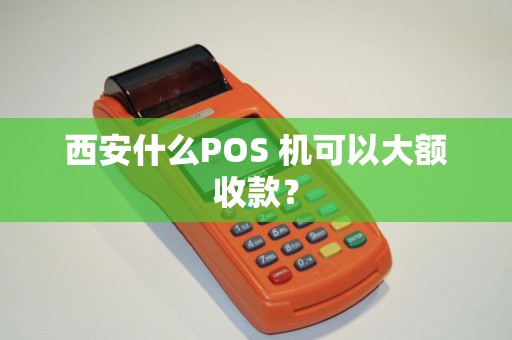 西安什么POS 机可以大额收款? 西安什么POS 机可以大额收款?