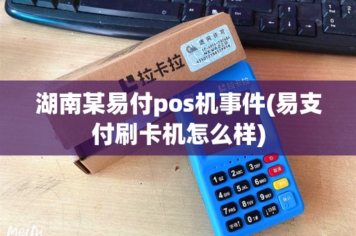 湖南某易付pos机事件(易支付刷卡机怎么样) 湖南某易付pos机事件(易支付刷卡机怎么样)