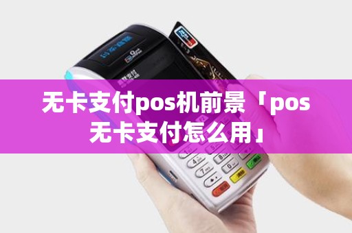 无卡支付pos机前景「pos无卡支付怎么用」 无卡支付pos机前景「pos无卡支付怎么用」