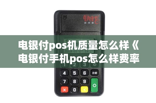 电银付pos机质量怎么样《电银付手机pos怎么样费率》
