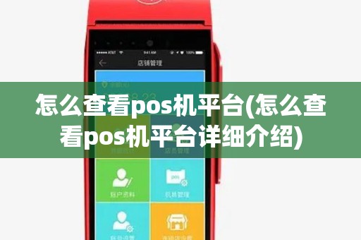 怎么查看pos机平台(怎么查看pos机平台详细介绍) 怎么查看pos机平台(怎么查看pos机平台详细介绍)