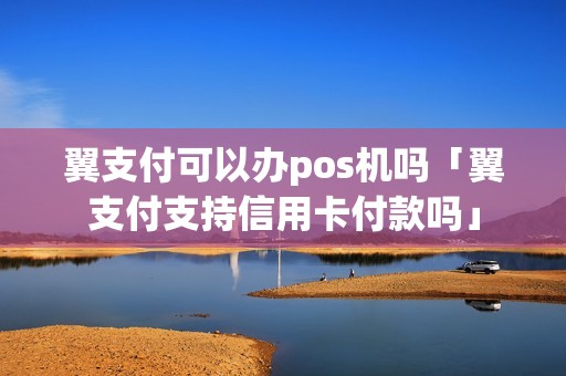 翼支付可以办pos机吗「翼支付支持信用卡付款吗」