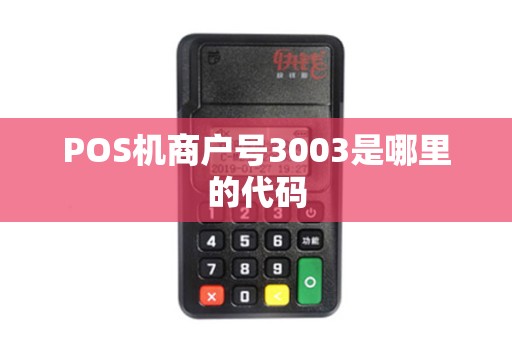 POS机商户号3003是哪里的代码 POS机商户号3003是哪里的代码