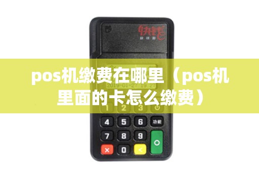 pos机缴费在哪里(pos机里面的卡怎么缴费) pos机缴费在哪里(pos机里面的卡怎么缴费)