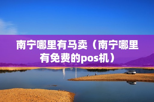 南宁哪里有马卖(南宁哪里有免费的pos机) 南宁哪里有马卖(南宁哪里有免费的pos机)